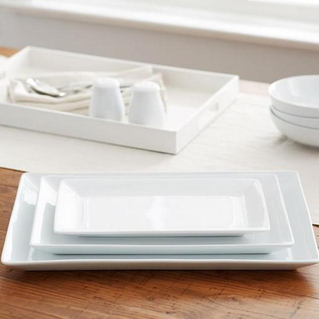 Great White Rectangular Serving Platters