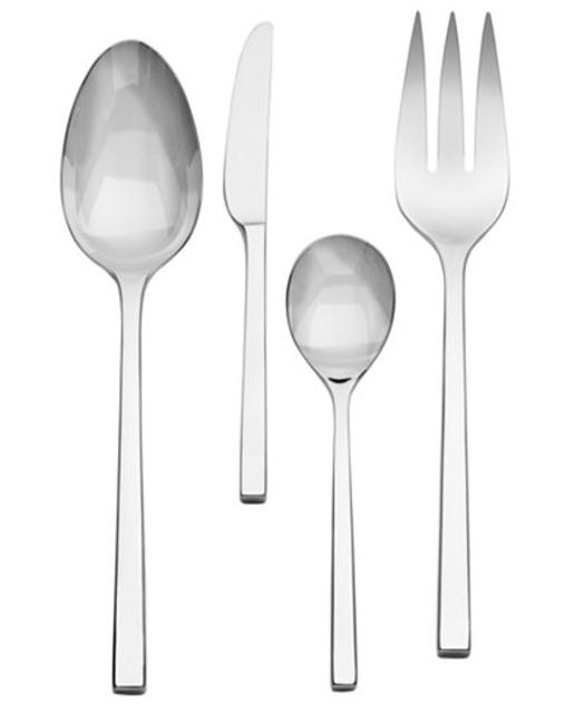 Flatware 18/10, Polished 4 Piece Hostess Set