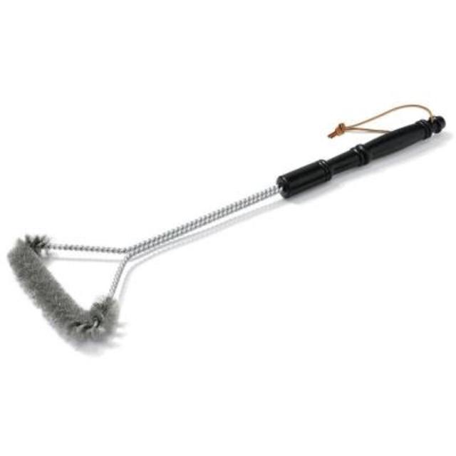 Stainless-Steel Three-Sided Grill Brush