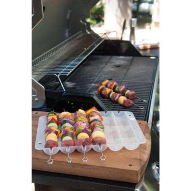 Skewer Prep Station with Skewers