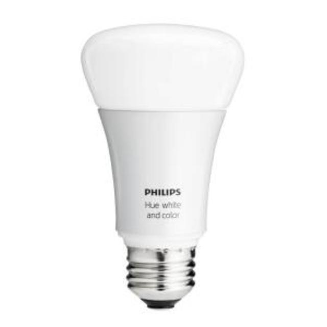 Hue 60W Equivalence White and Color Ambiance A19 Single LED Light Bulb