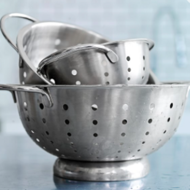 Open Kitchen by Williams Sonoma Stainless-Steel Colanders, Set of 3