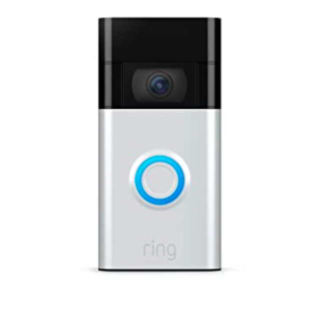 Ring Video Doorbell – newest generation, 2020 release – 1080p HD video, improved motion detection, easy installation – Satin Nickel