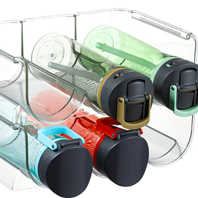 2 Pack Plastic Stackable Water Bottle Holders