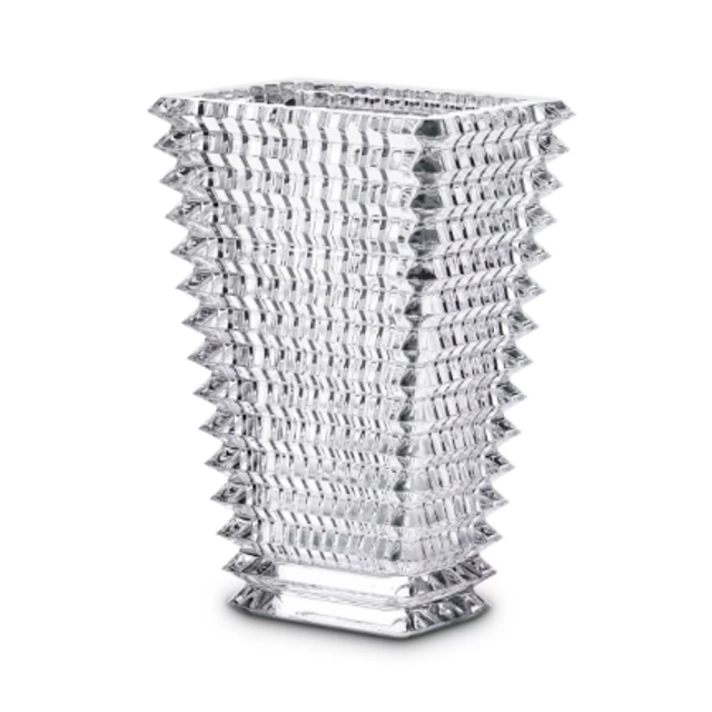 Baccarat Eye Small Rectangular Vase - Clear