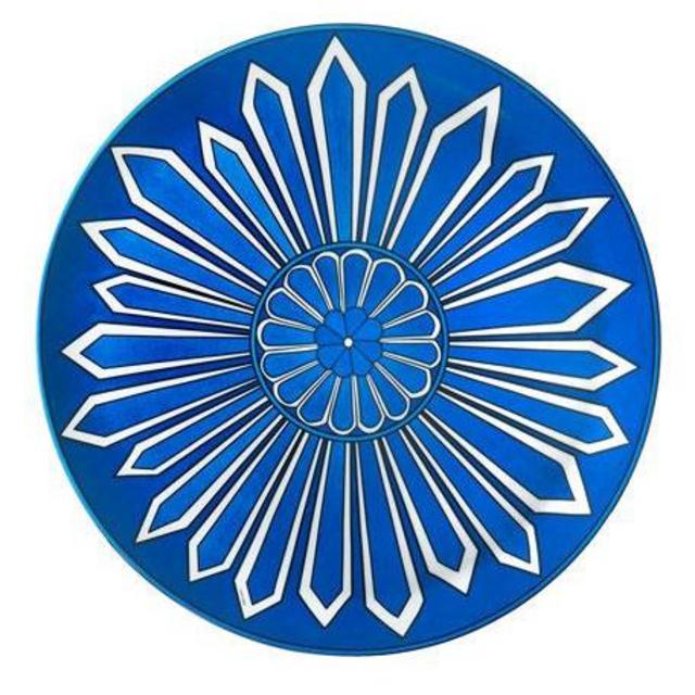 Hermès Bleus D'Ailleurs Tart Platter