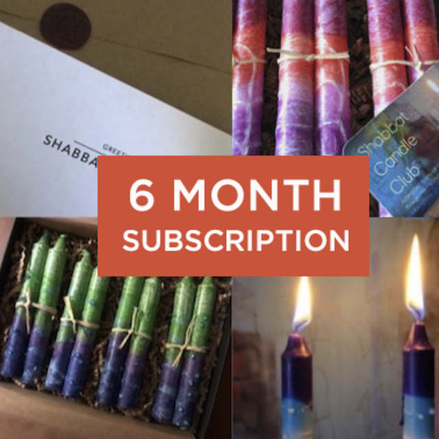 Shabbat Candle Club - 6 Month Subscription