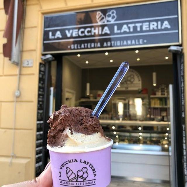 Gelato at La Vecchia Latteria in Siena