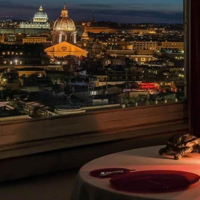 Wedding Night Dinner at Imago in Rome