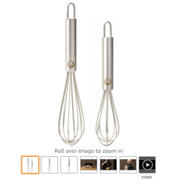 Babish 2-Piece Tiny Whisk Set
