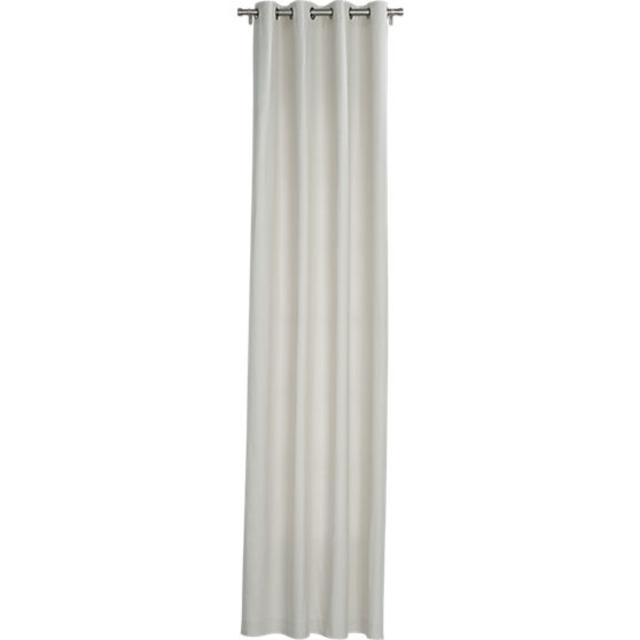 basketweave natural curtain panel 48"x120"