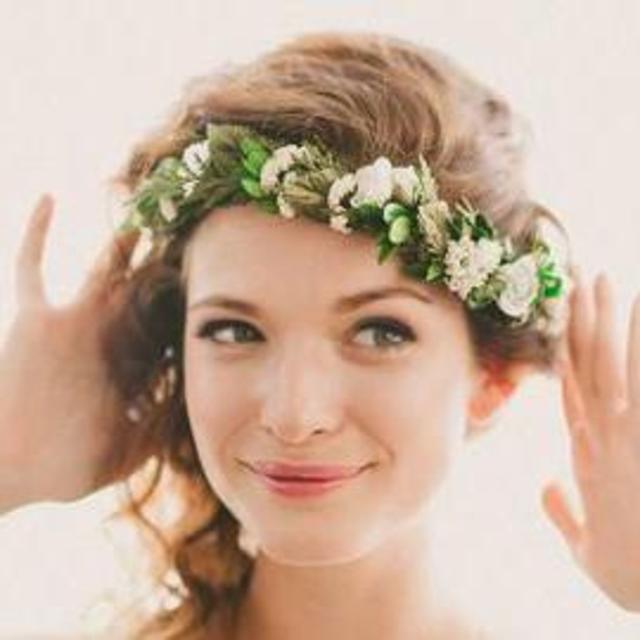 Wedding Day Flower Crown