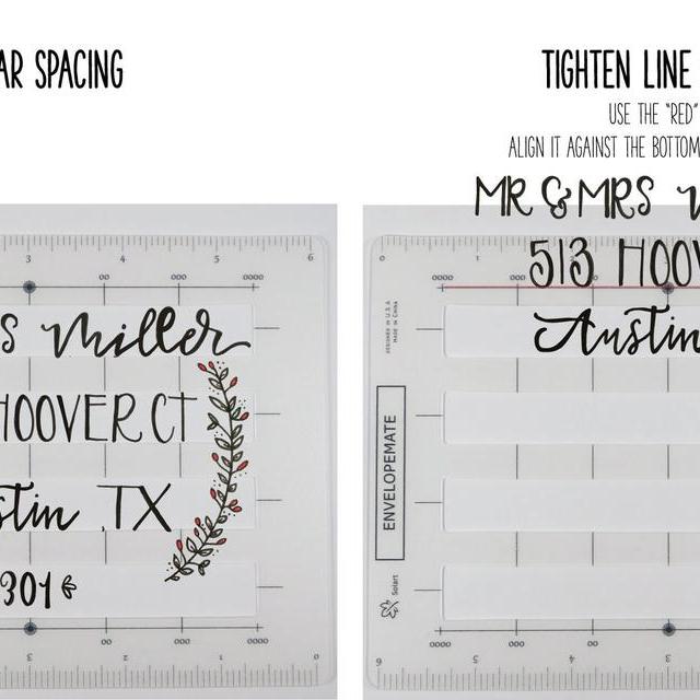 The Original Envelopemate - 3 Stencil Templates-in-One