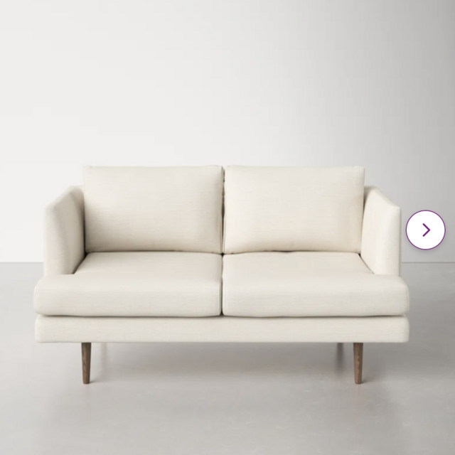 Miller 55.91'' Upholstered Loveseat