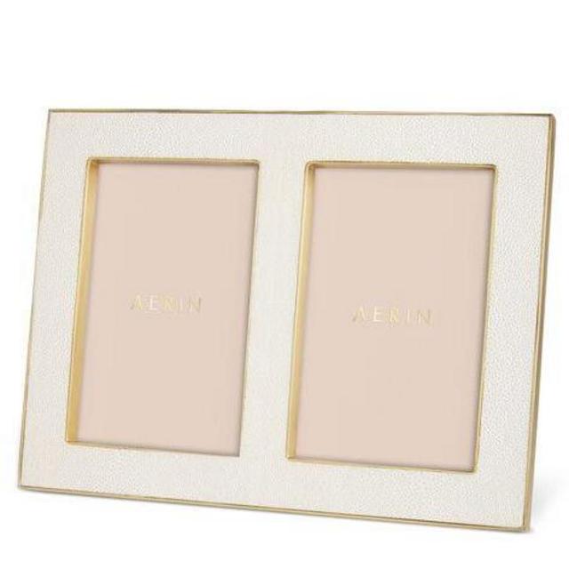 Aerin Classic Shagreen Double Frame