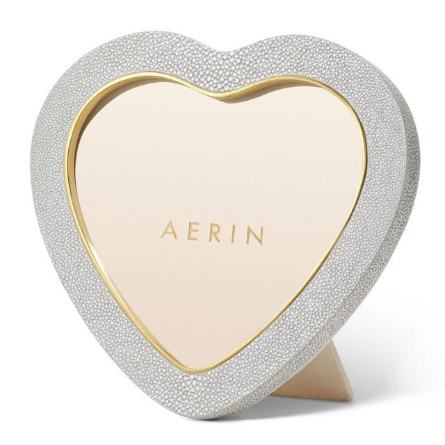 Aerin Shagreen Heart Frame