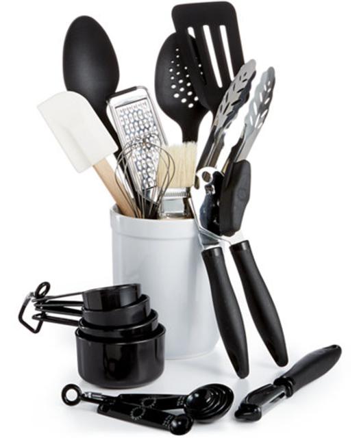 Martha Stewart Collection 20-Pc. Kitchen Utensil Set with Crock