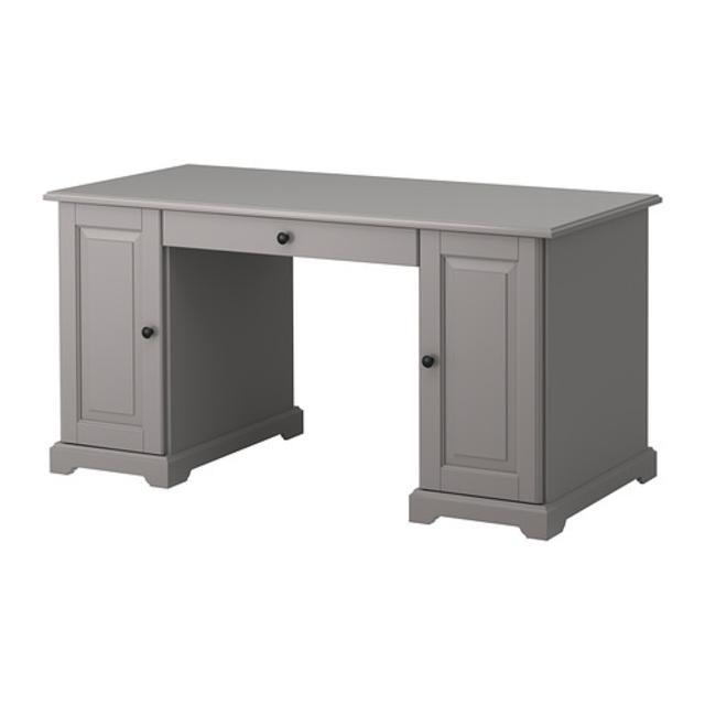 LIATORP Desk, gray