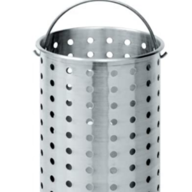 Bayou Classic B300 Perforated Steam, Boil, Fry Accessory Basket. Fits 30-Quart Bayou Classic Turkey Fryers