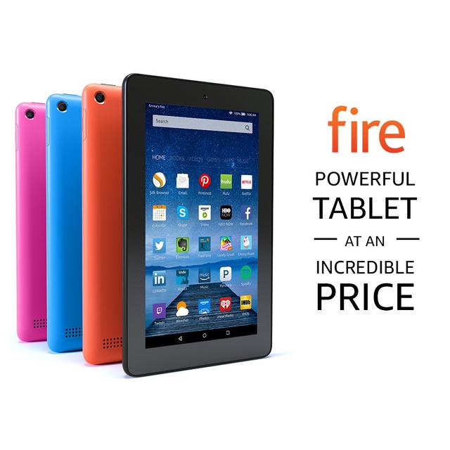 Fire Tablet, 7":  Black