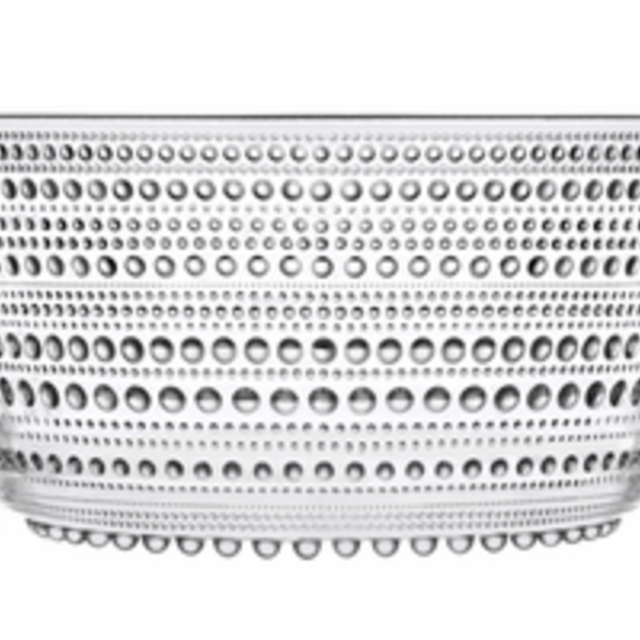 Iittala Kastehelmi Serving Bowl, Clear