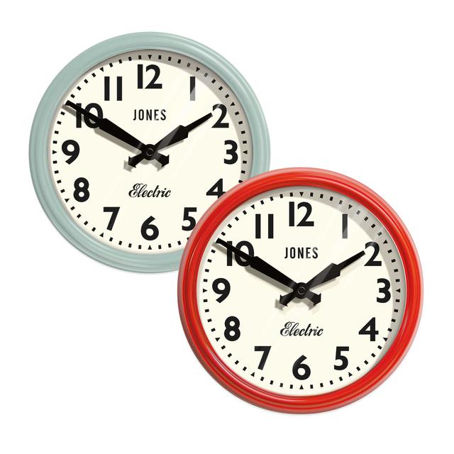 Apollo Wall Clock in Duck Egg Blue
