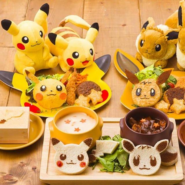 Food & Drinks at the Pokemon Cafe in Tokyo