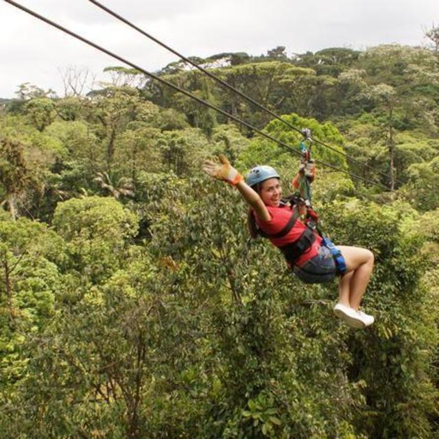 Ziplining in Costa Rica
