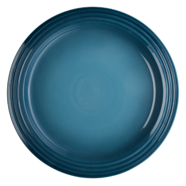 Deep Teal Dinner Plates, Set of 4