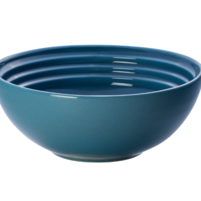 Deep Teal Soup Bowls, Set of 4
