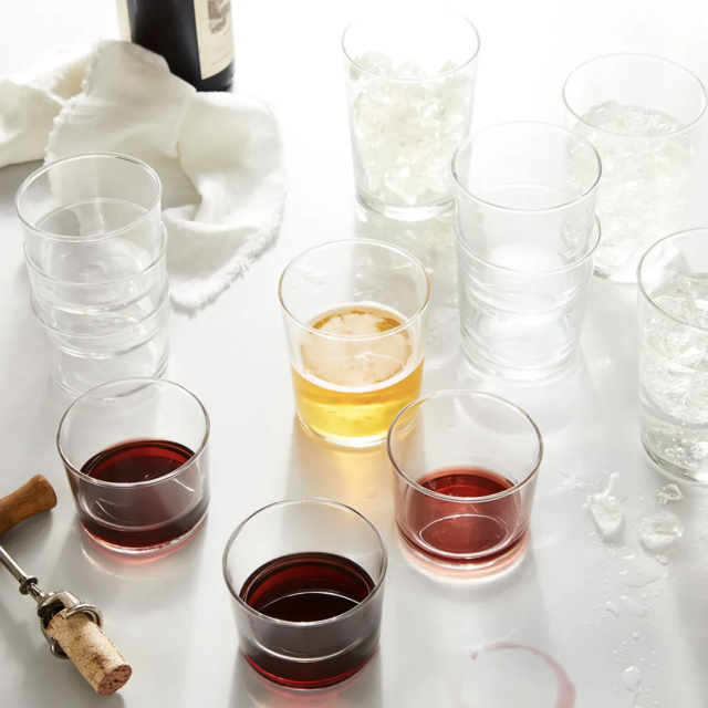 Stackable Bodega Glasses (set of 18)