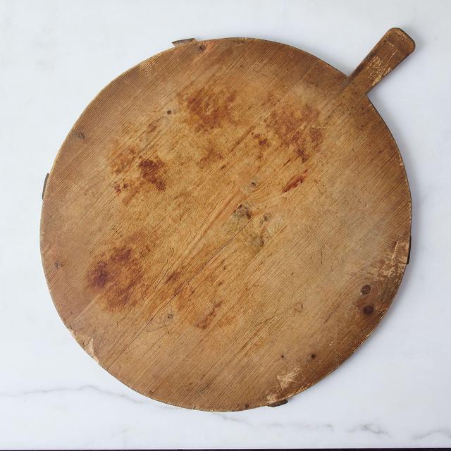 Vintage Round German Bread Board