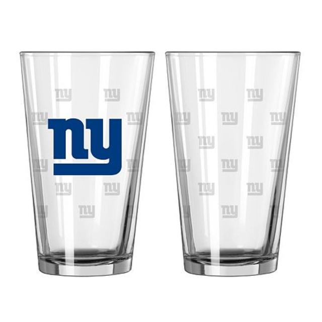 NY Giants 2-pc. Pint Glass Set