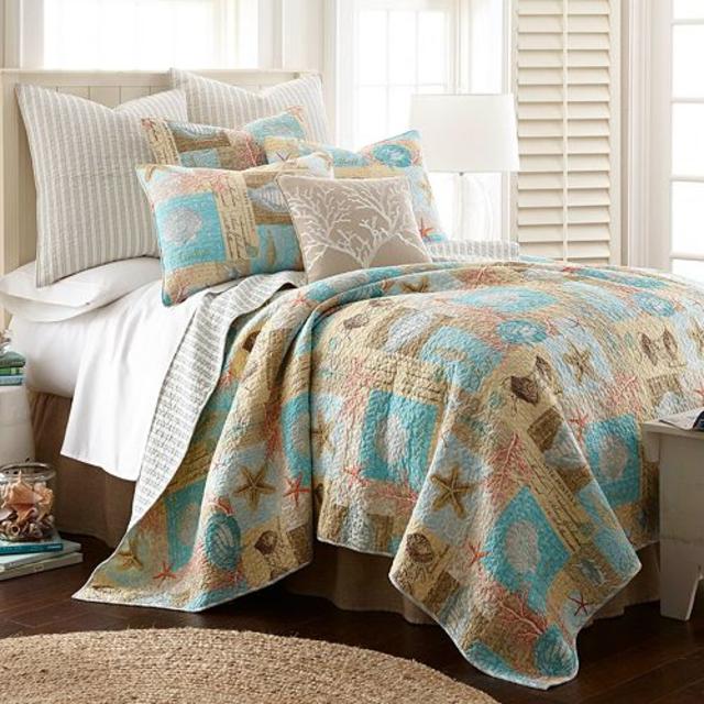 Bahamas Reversible Quilt - Full / Queen