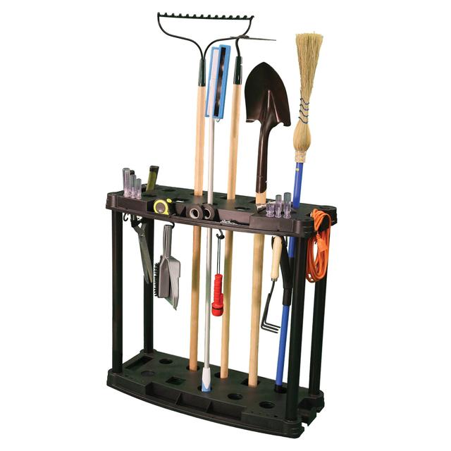 J. Terence Thompson 30.25-in H x 32.75-in W x 14-in D 2-Tier Plastic Freestanding Shelving Unit