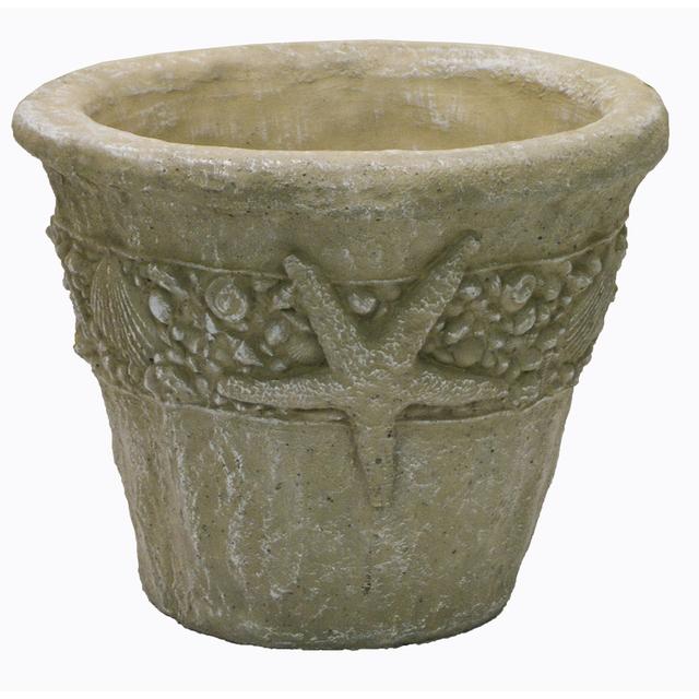 15-in x 12-in Desert Sand Concrete Planter
