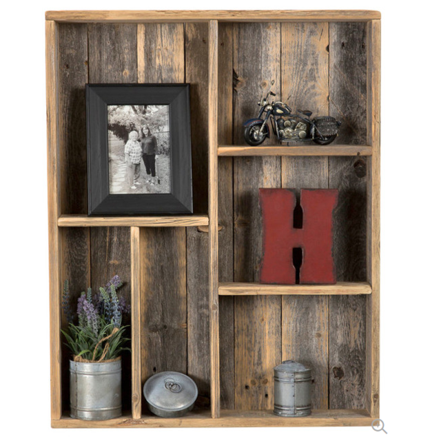 Yorson Reclaimed Wood Wall Shelf