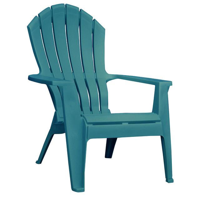 Adams Mfg Corp Teal Resin Stackable Patio Adirondack Chair
