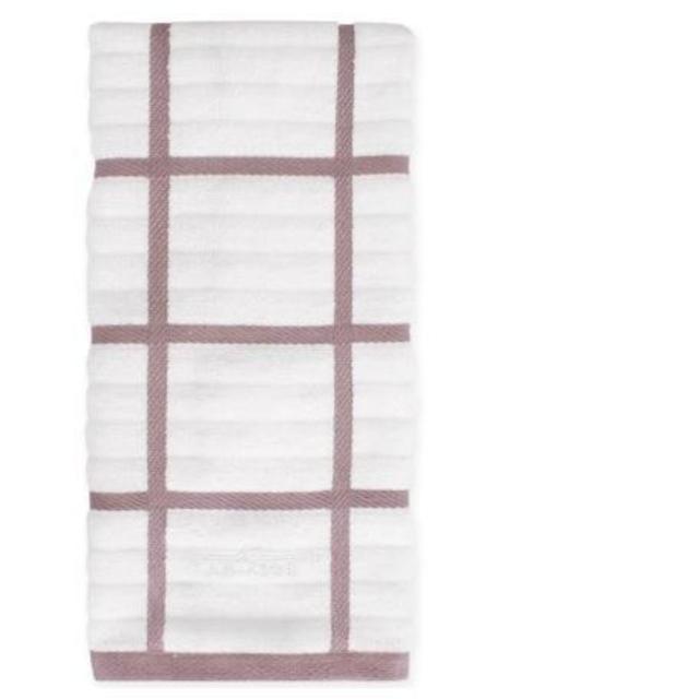 All-Clad Plaid Kitchen Towel in Orchid