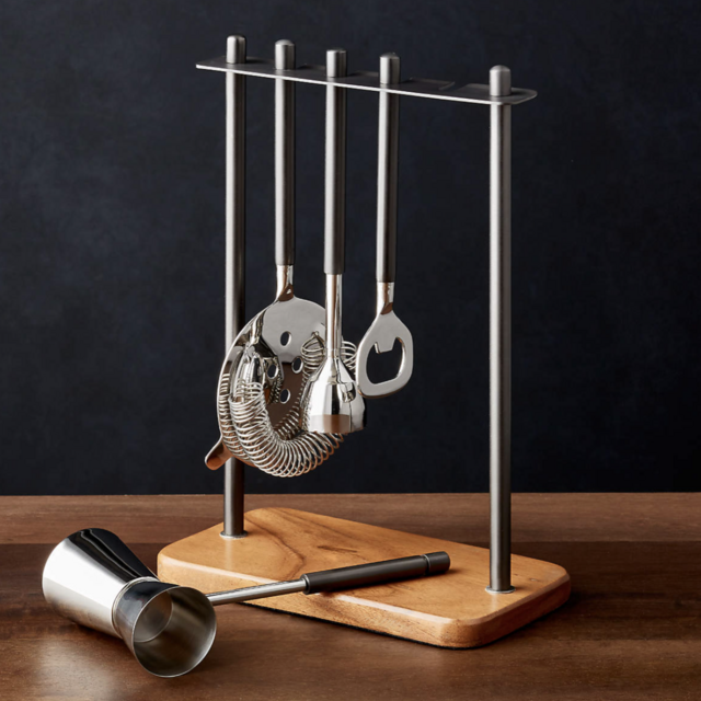 Fenton Graphite and Wood Bar Tool Set