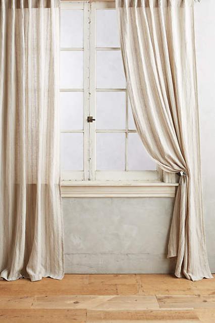 Striped Linen Curtain
