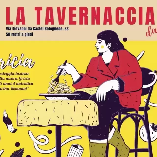 Dinner at La Tavernaccia, Rome