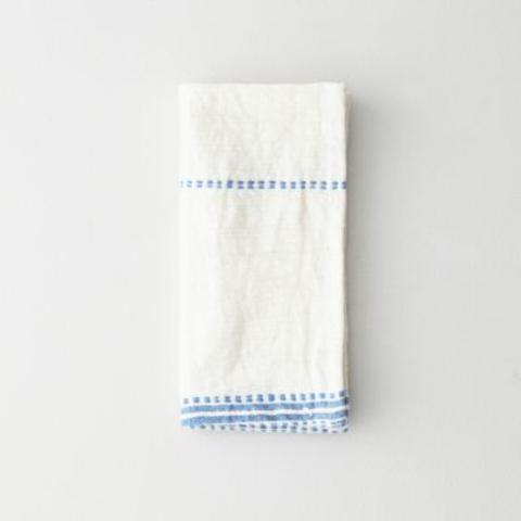blue stripes napkin