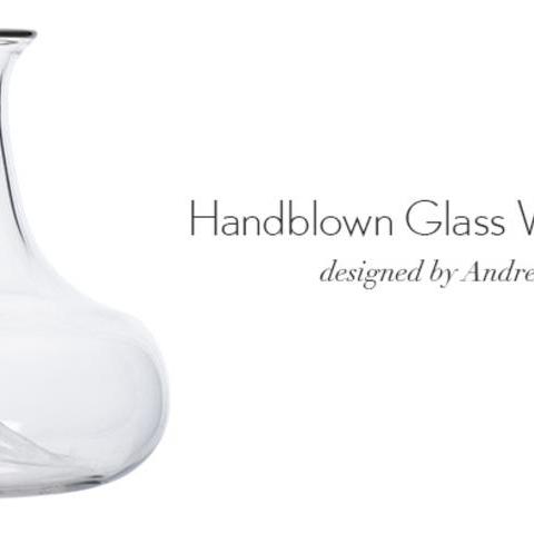 Handblown Glass Wine Decanter