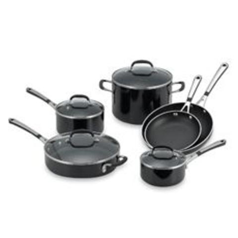 Simply Calphalon® Black Enamel Nonstick 10-Piece Cookware Set