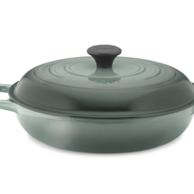 Le Creuset Signature Cast-Iron Braiser in Ocean