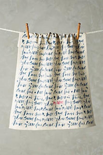Language Of Love Dishtowel