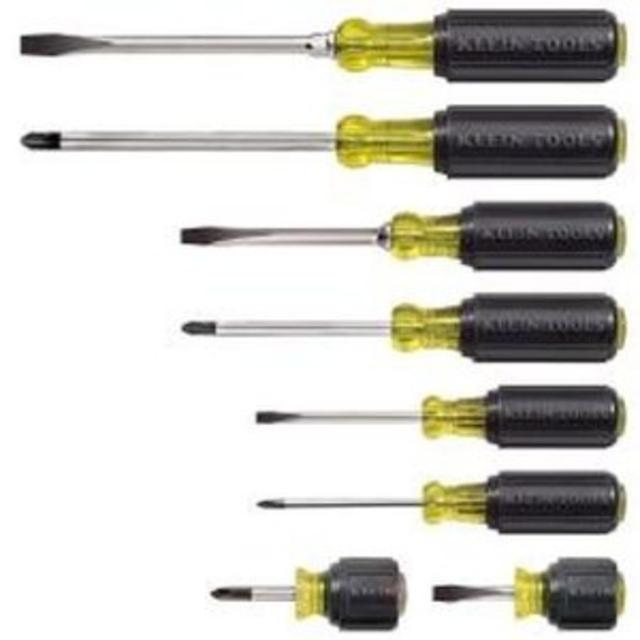 Klein Tools 85078 Cushion-Grip Screwdriver Set, 8-Piece