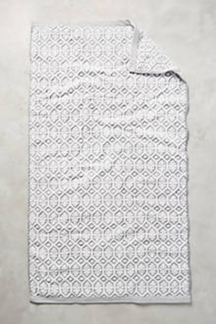 Grey Marigold Hand Towel