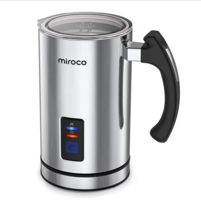 Miroco Milk Frother, Electric Milk Steamer Stainless Steel